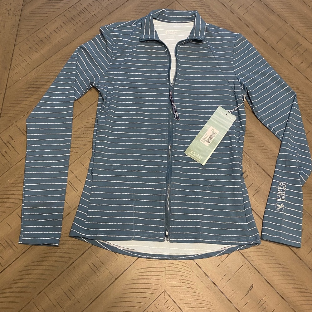 'CarveDesigns Lake Sunshirt Zip Up NWT